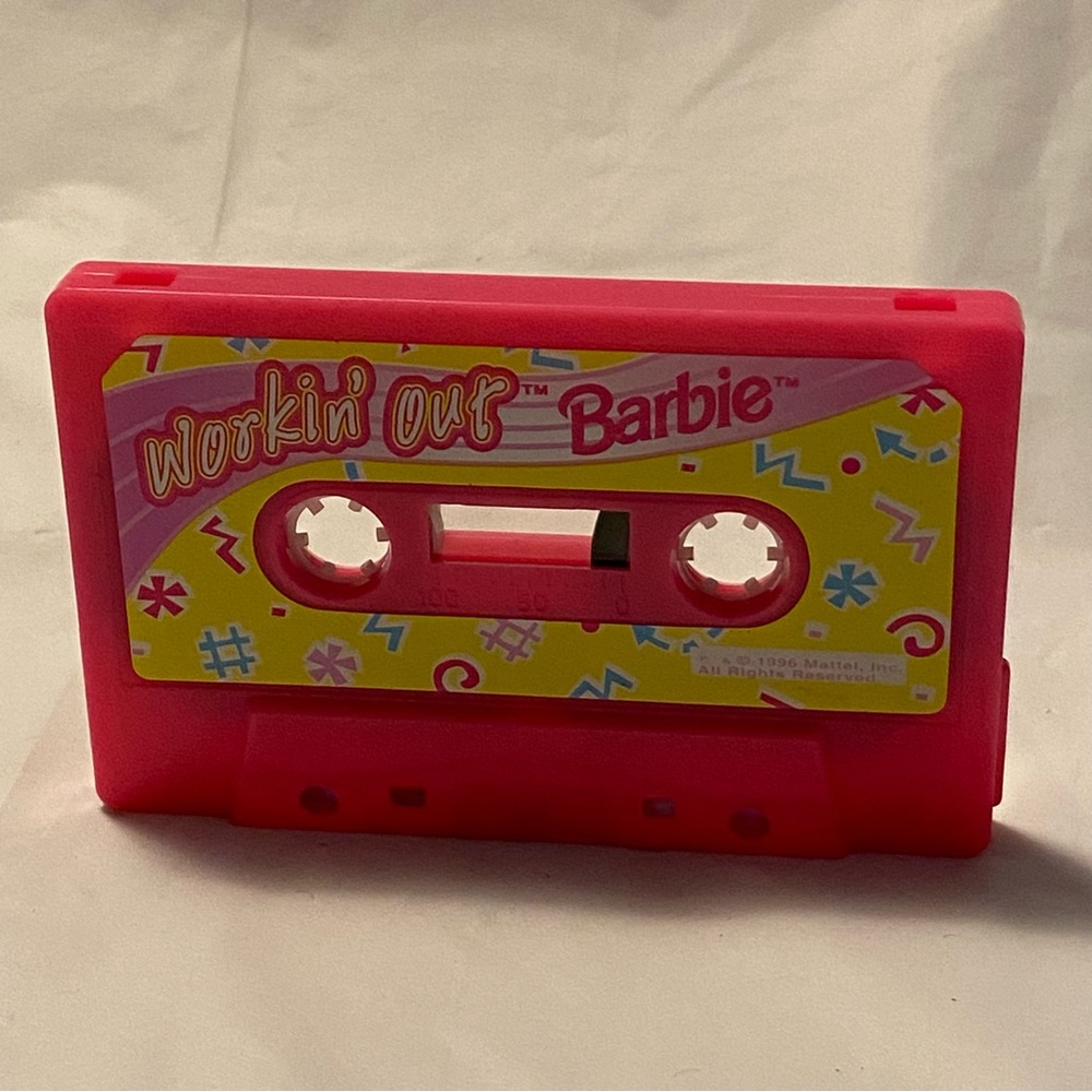 Vintage 1996 Workin’ Out Barbie cassette tape